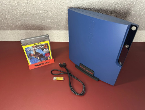 Azure blue playstation - azure, slim